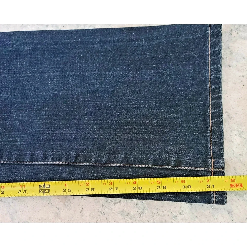 Ann Taylor Loft Jeans Womens 6‎ Blue Slim Boot Mid Rise Stretch Denim Classic